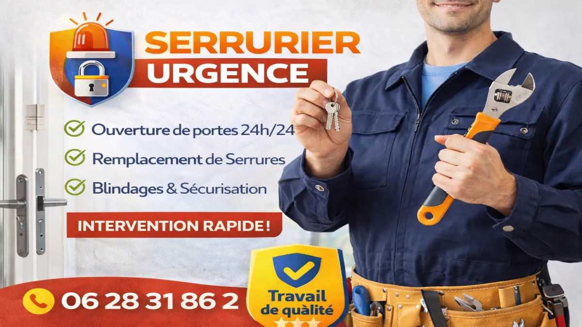Serrurier urgence à Marseille 13003 pour ouverture porte, dépannage et remplacement serrure rapide