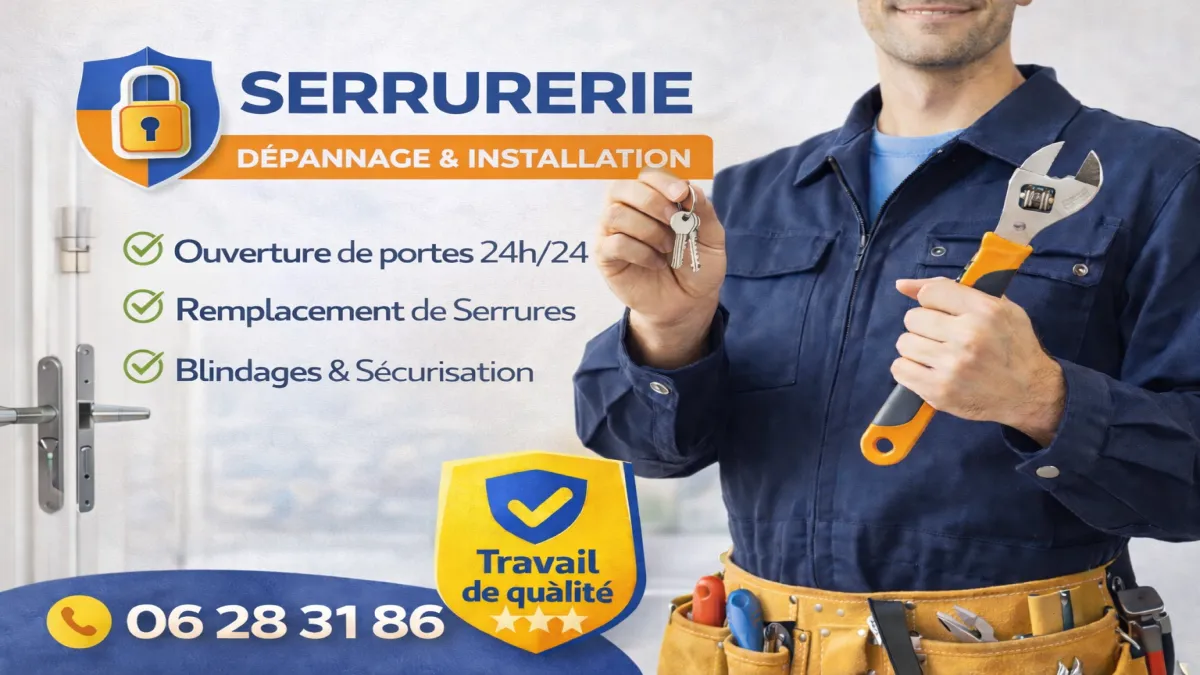 Serrurerie à Marseille 13002 pour dépannage, ouverture de porte et remplacement de serrure rapide